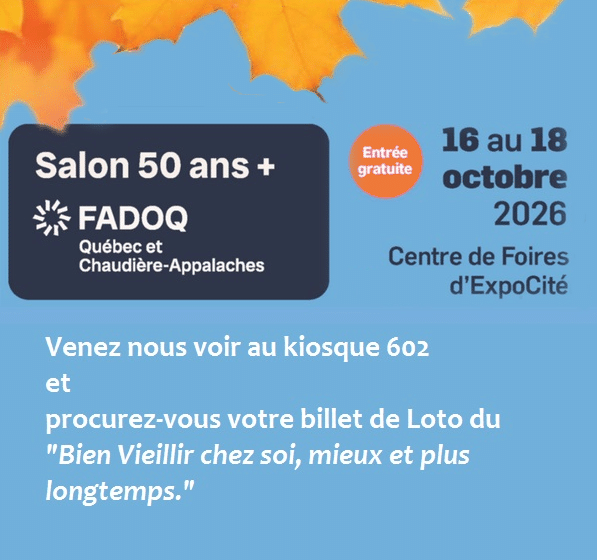 Invitation FADOQ du 06 au 18 oct